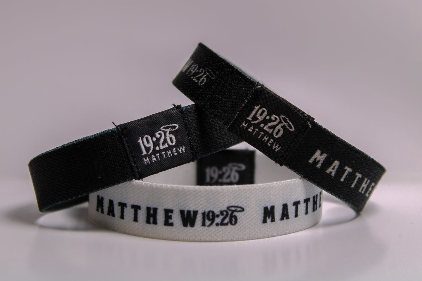 Matthew 19:26 Stretchy Wristband (2 FOR $10)