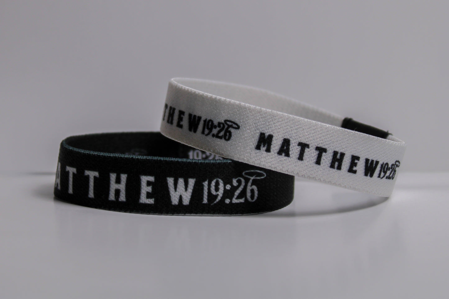 Matthew 19:26 Stretchy Wristband (2 FOR $10)