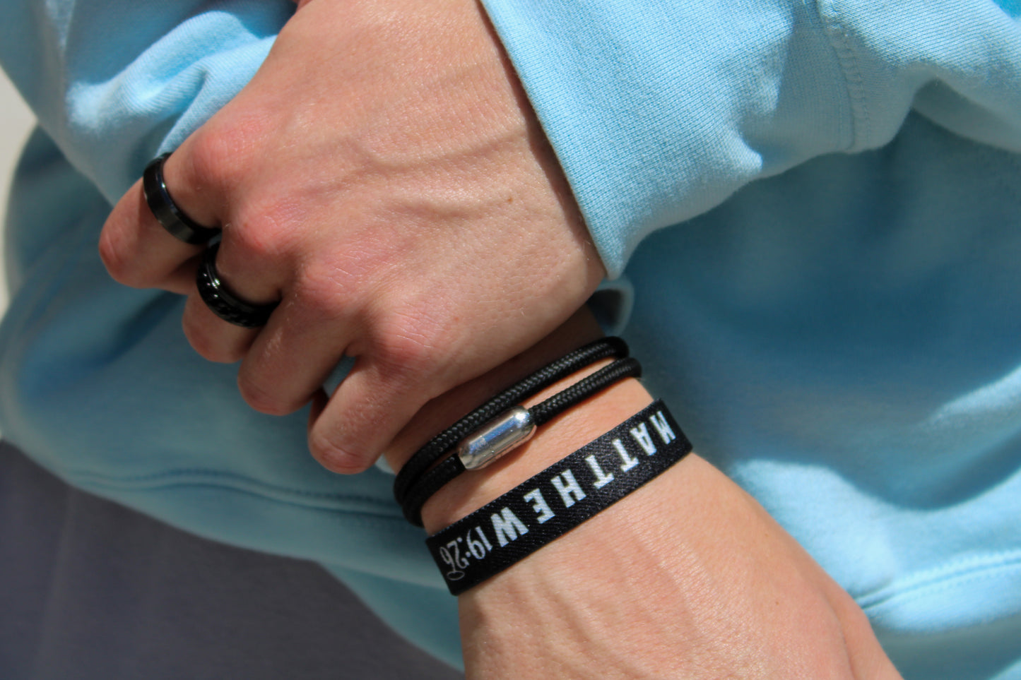 Matthew 19:26 Stretchy Wristband (2 FOR $10)