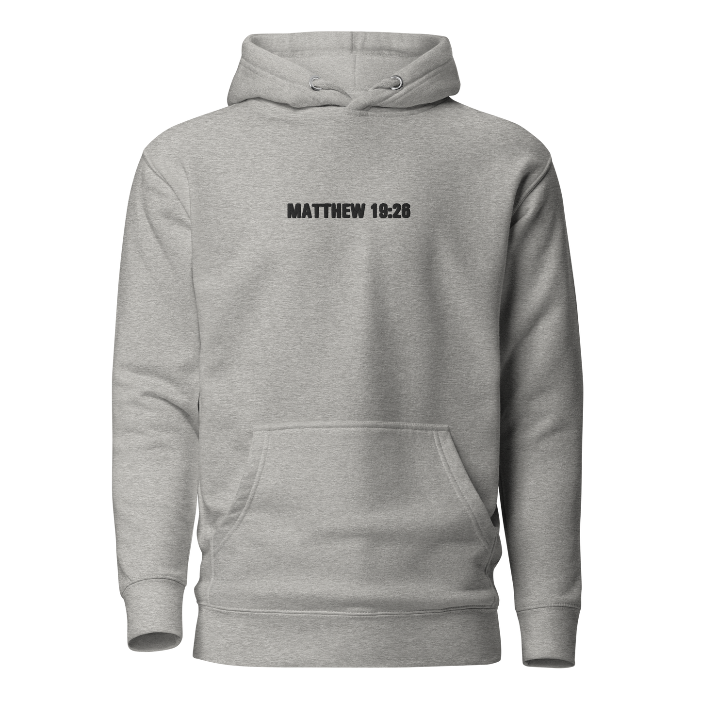 Embroidered Matthew 1926 Relationship Over Religion Hoodie